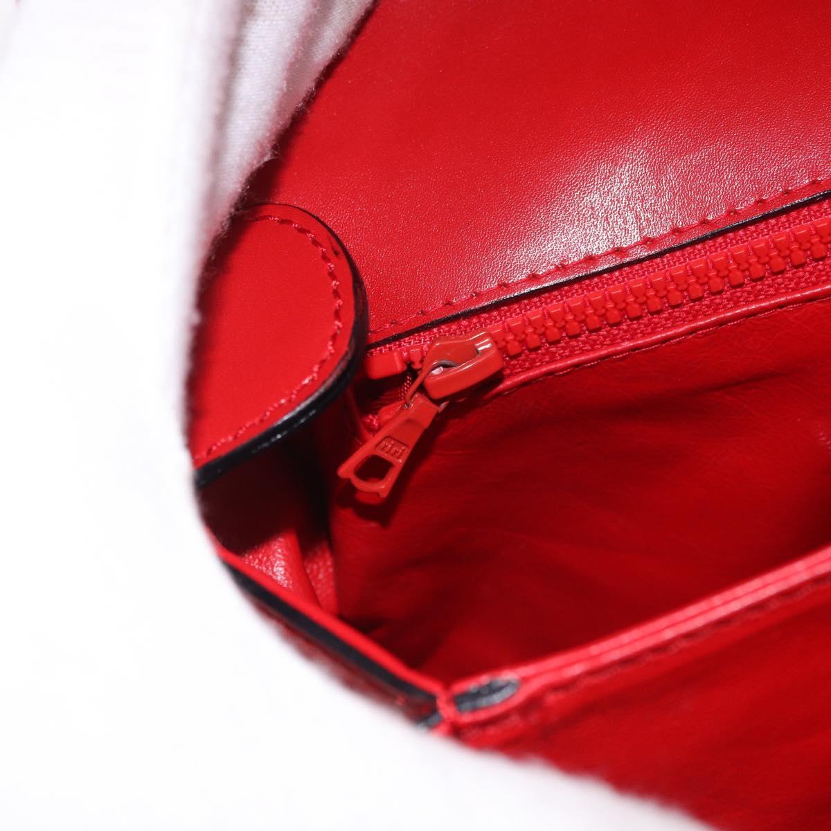 Celine Red Box Leather Crossbody