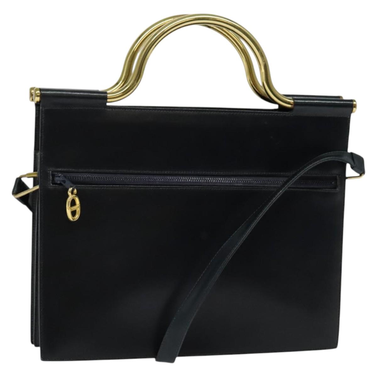 Christian Dior Box Leather 2-Way Handbag