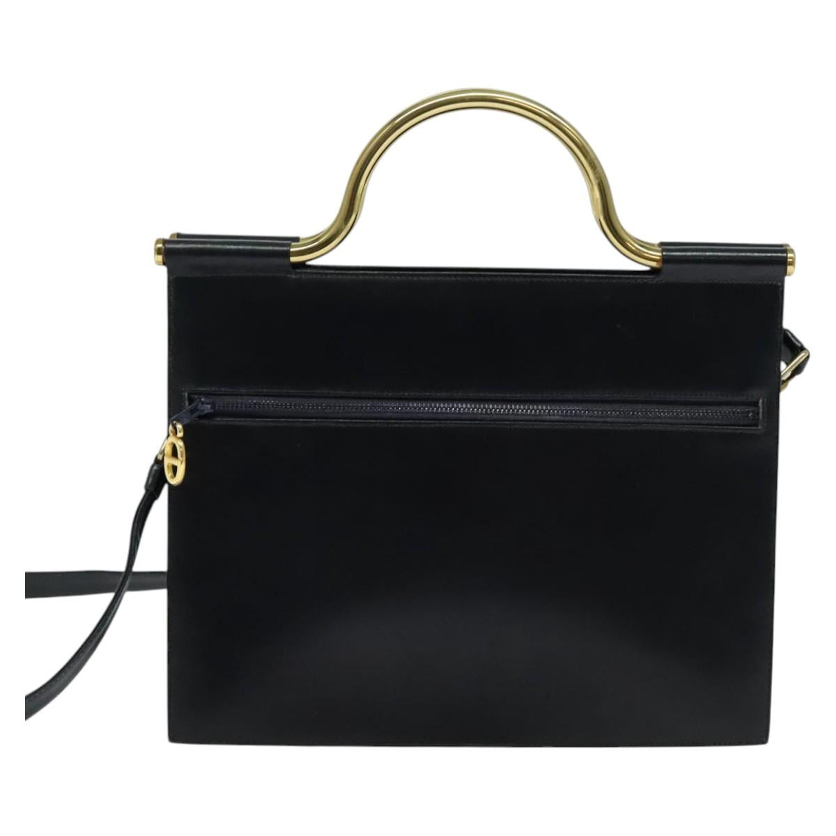 Christian Dior Box Leather 2-Way Handbag
