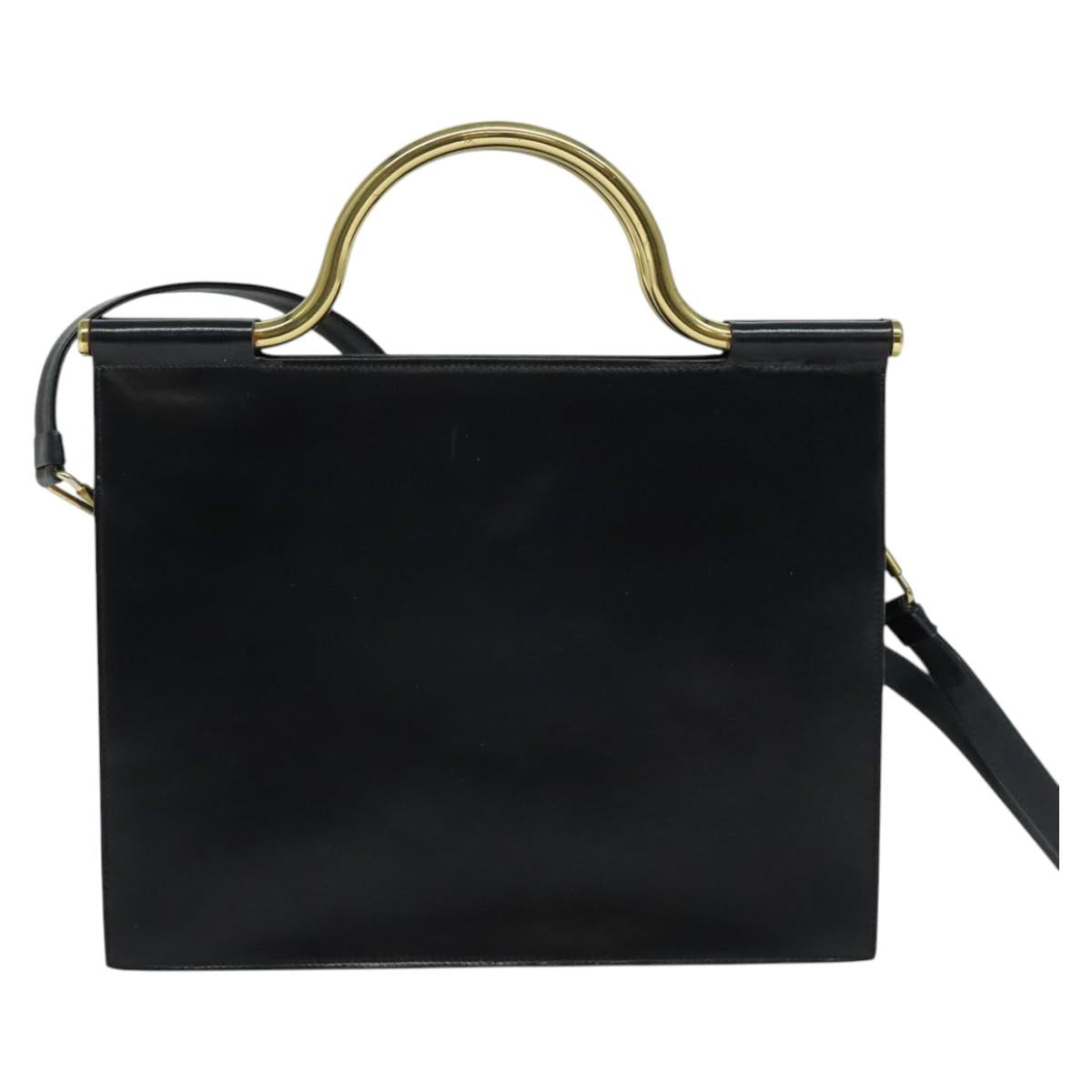 Christian Dior Box Leather 2-Way Handbag