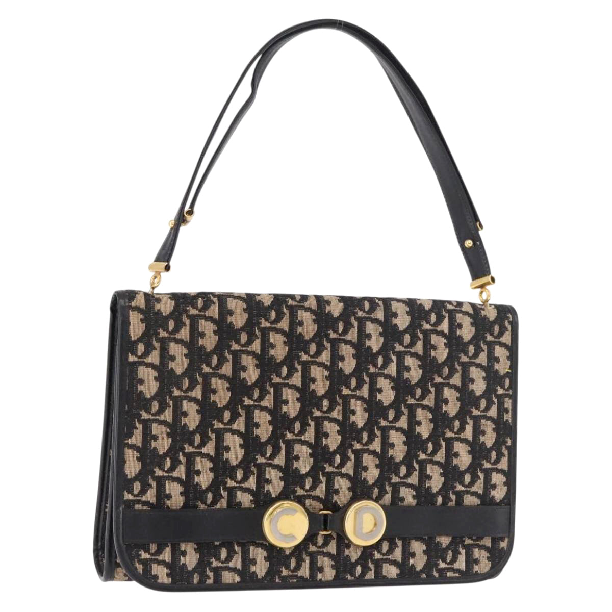 Christian Dior Oblique Canvas Shoulder Bag