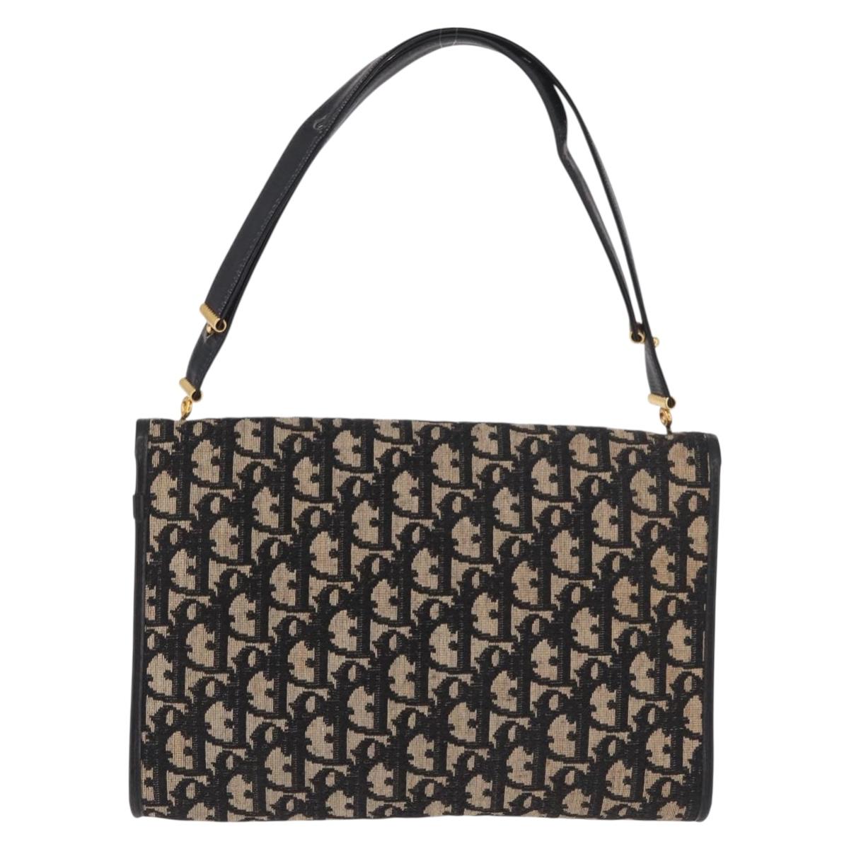 Christian Dior Oblique Canvas Shoulder Bag