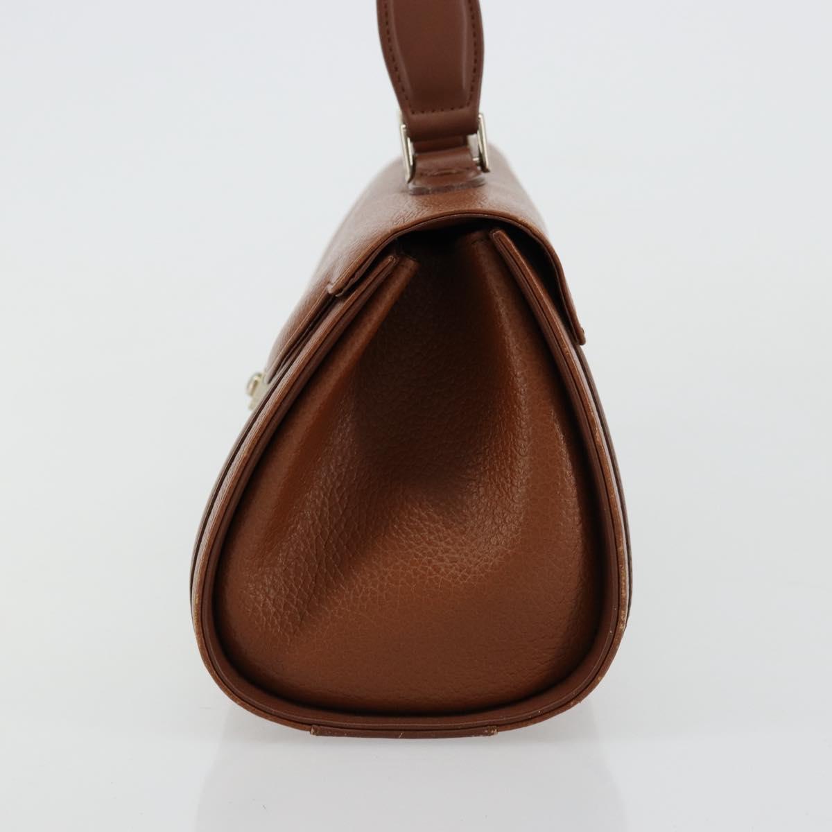 Burberrys Grained Leather Top Handle Bag