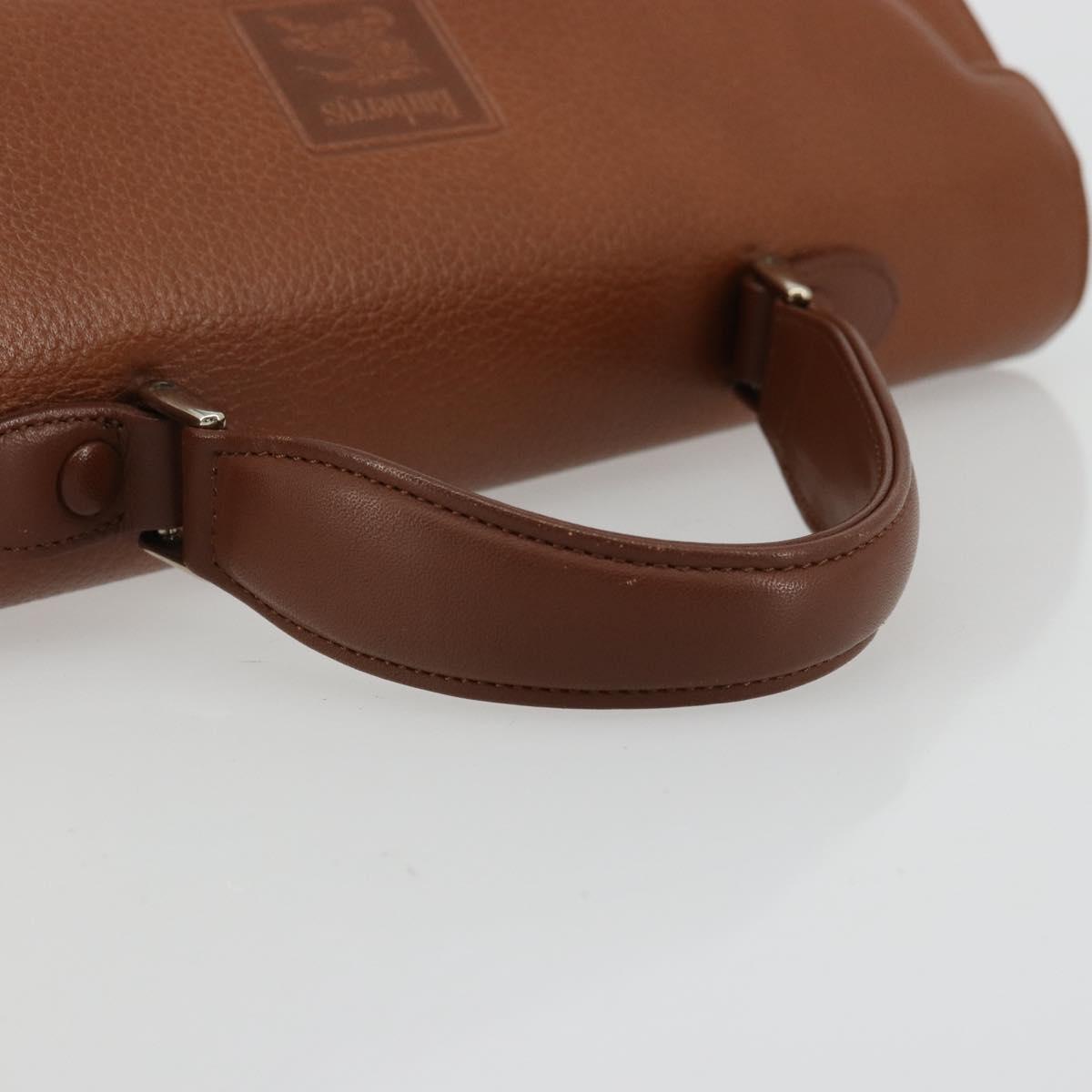 Burberrys Grained Leather Top Handle Bag