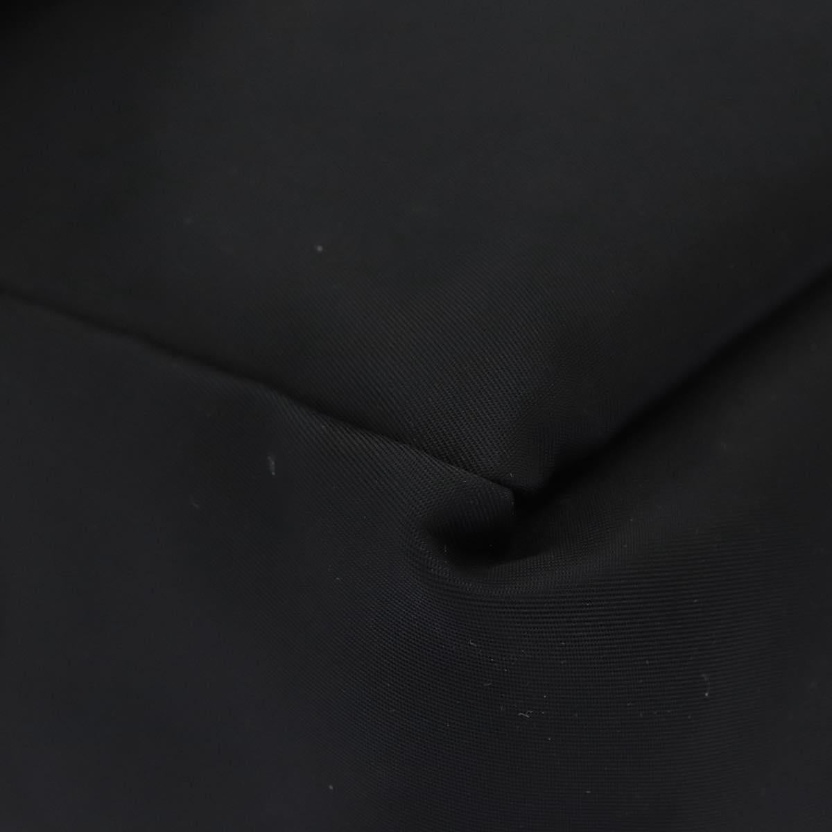 Fendi Black Nylon Baguette Messenger Bag