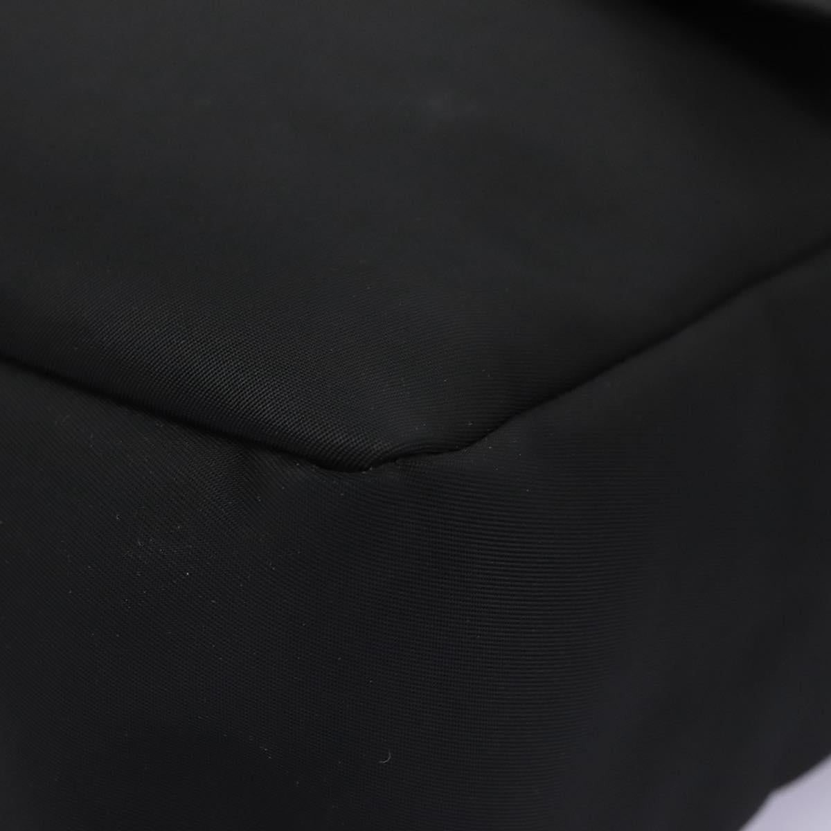 Fendi Black Nylon Baguette Messenger Bag