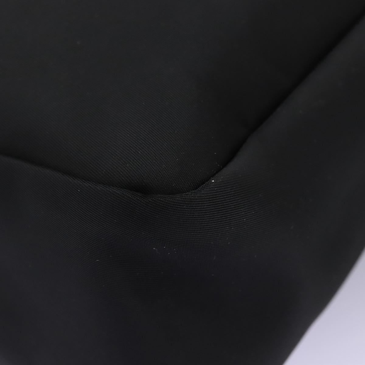 Fendi Black Nylon Baguette Messenger Bag