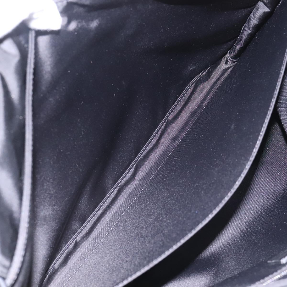 Fendi Black Nylon Baguette Messenger Bag