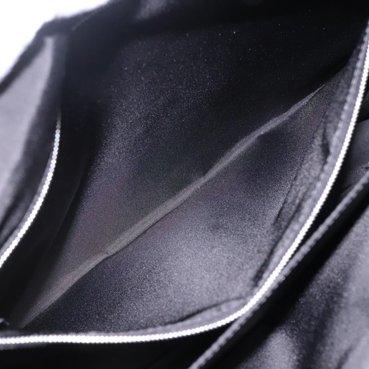 Fendi Black Nylon Baguette Messenger Bag
