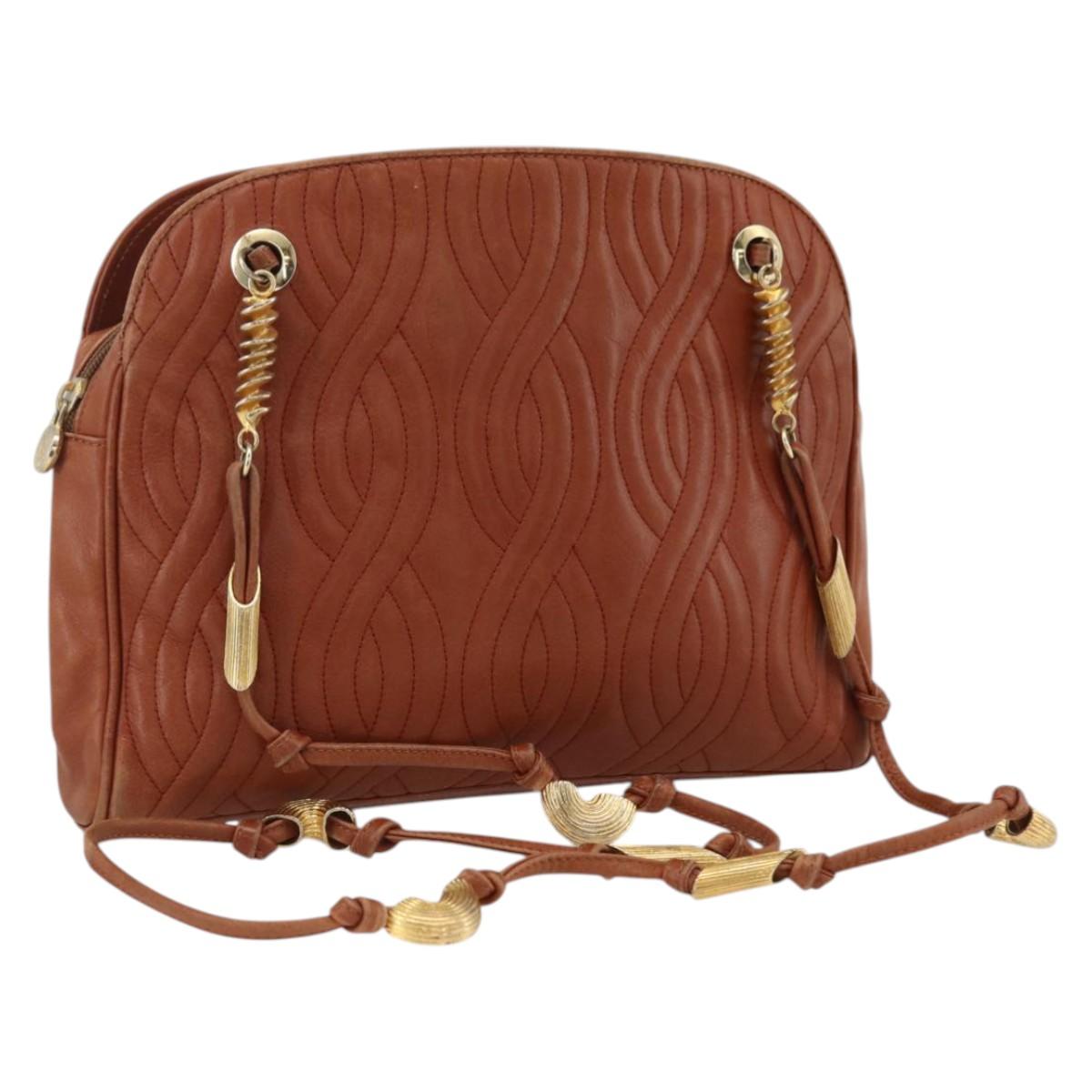 Fendi Macaroni Leather Shoulder Bag