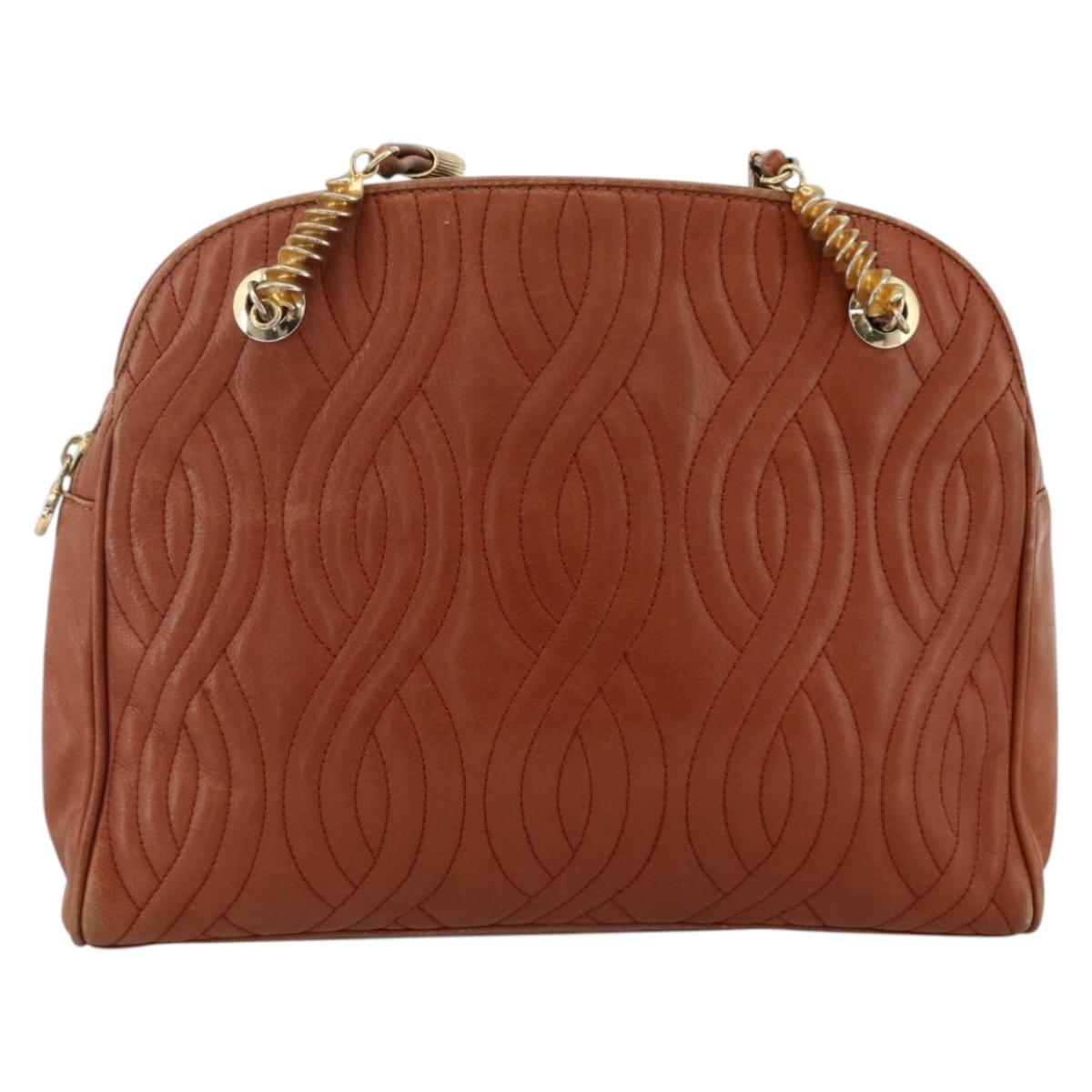 Fendi Macaroni Leather Shoulder Bag