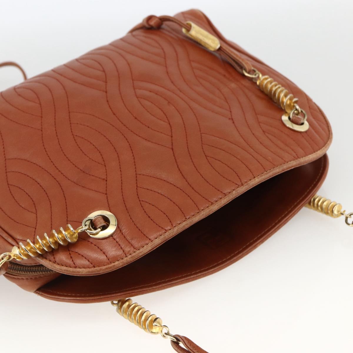 Fendi Macaroni Leather Shoulder Bag
