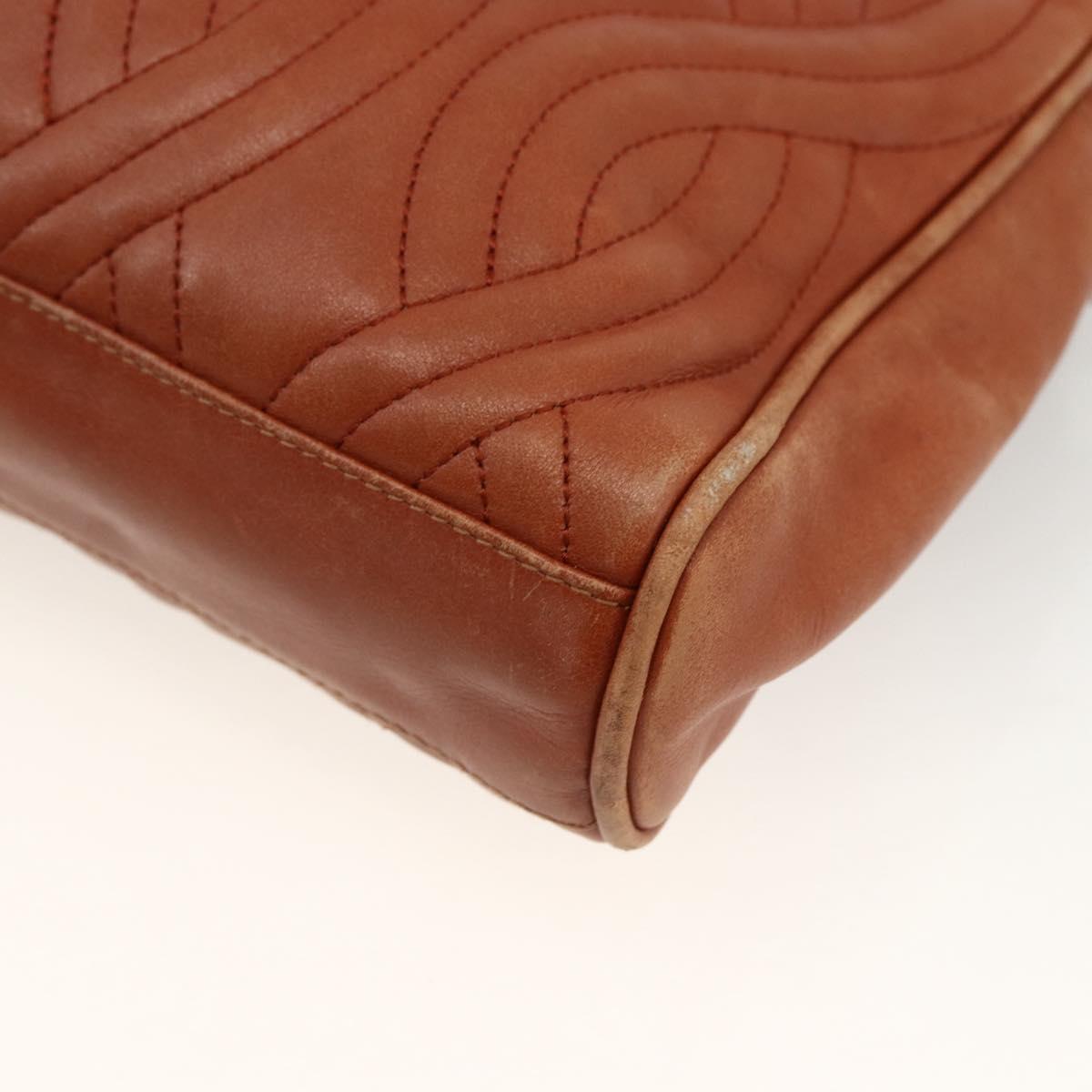 Fendi Macaroni Leather Shoulder Bag
