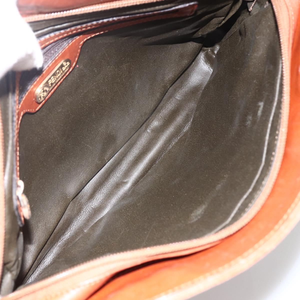 Fendi Macaroni Leather Shoulder Bag