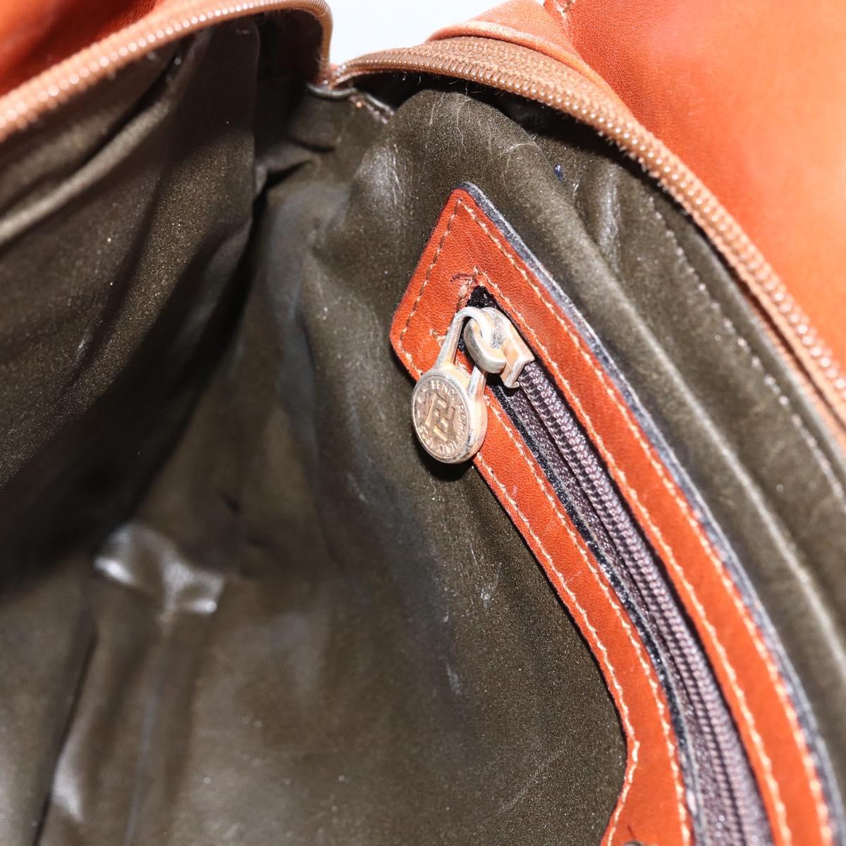 Fendi Macaroni Leather Shoulder Bag