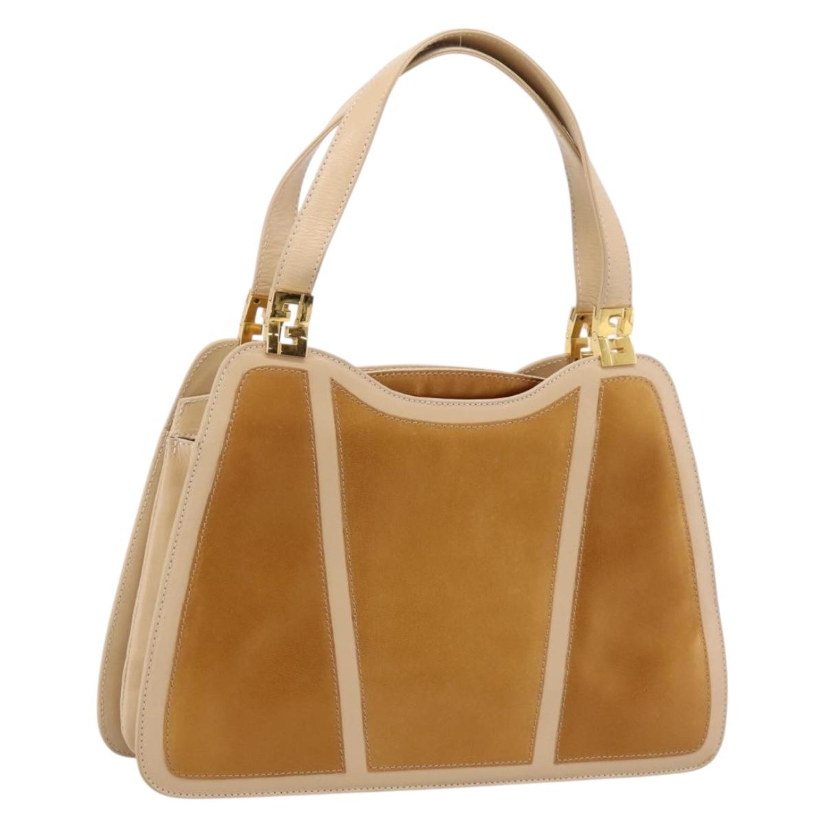 Fendi Gold Leather Handbag