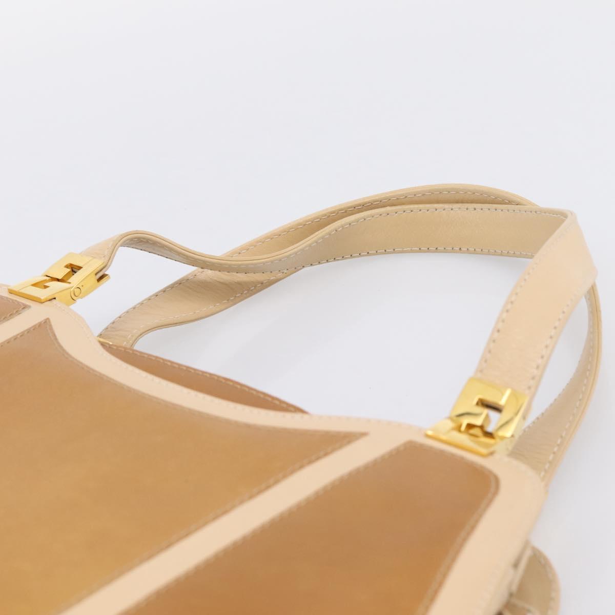 Fendi Gold Leather Handbag