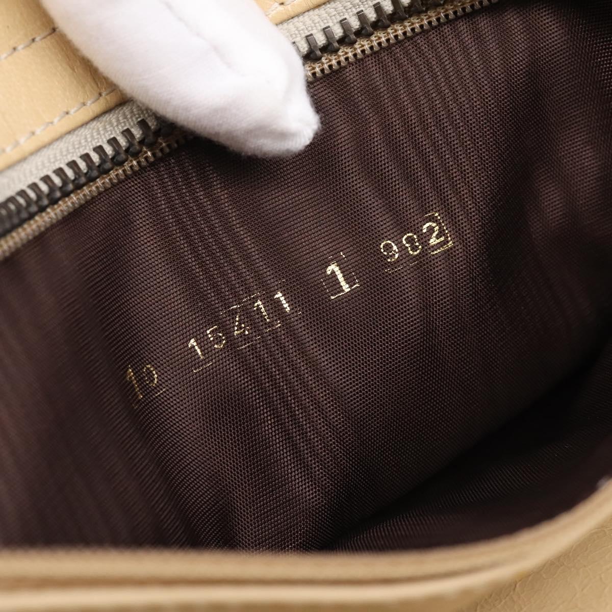 Fendi Gold Leather Handbag