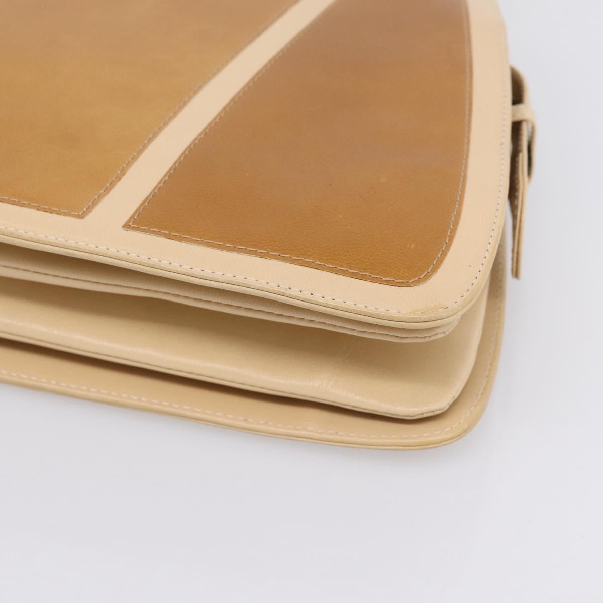 Fendi Gold Leather Handbag