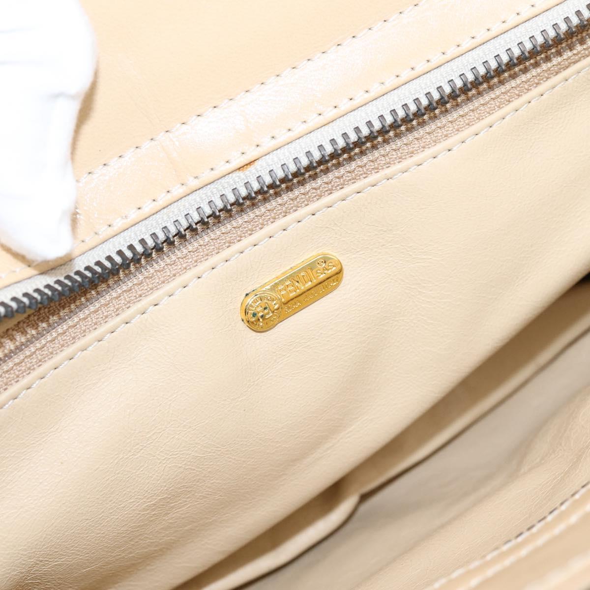 Fendi Gold Leather Handbag