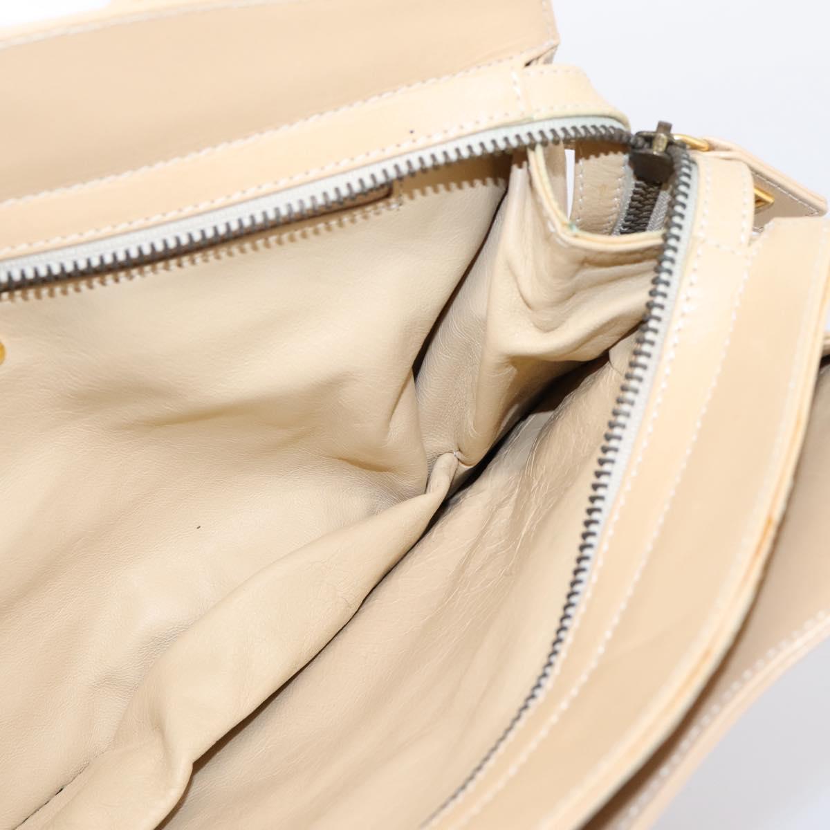 Fendi Gold Leather Handbag