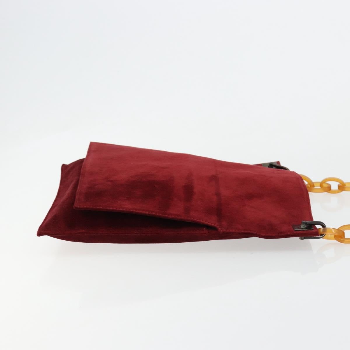 Gucci Suede Chain Shoulder Bag