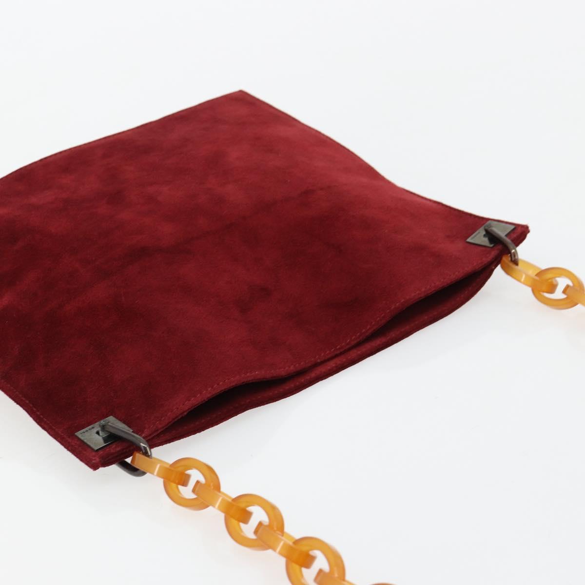 Gucci Suede Chain Shoulder Bag