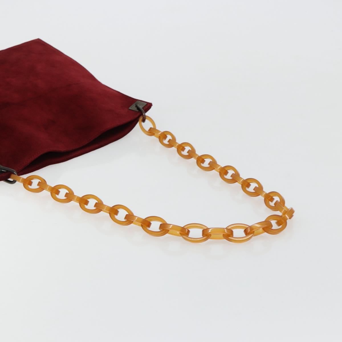 Gucci Suede Chain Shoulder Bag