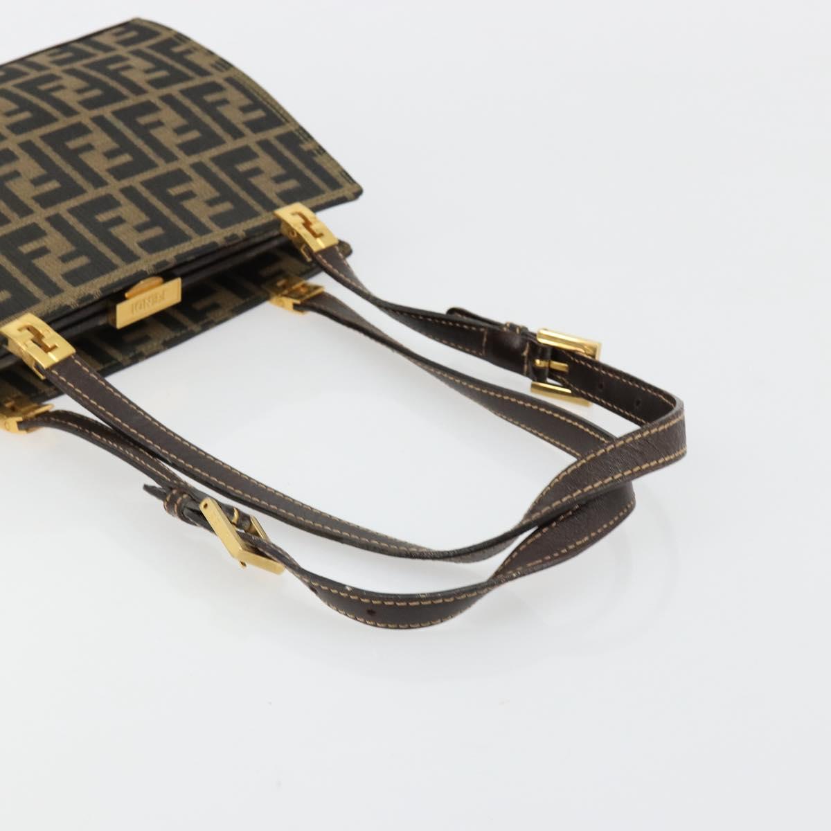 Fendi Zucca Canvas Shoulder Bag