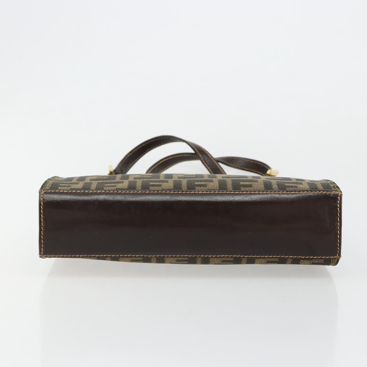 Fendi Zucca Canvas Shoulder Bag