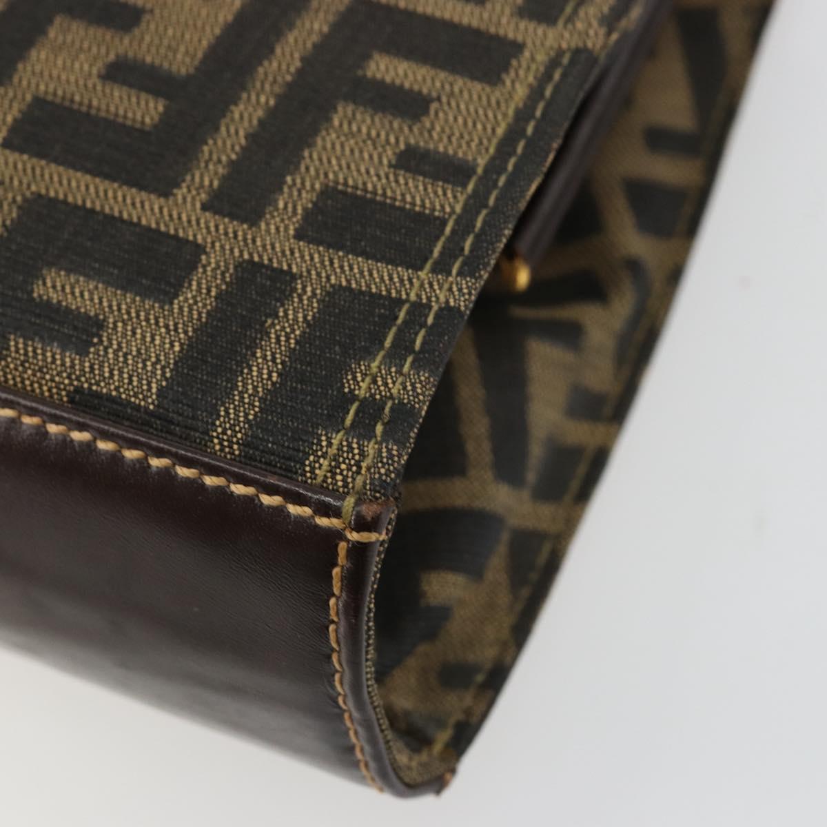 Fendi Zucca Canvas Shoulder Bag