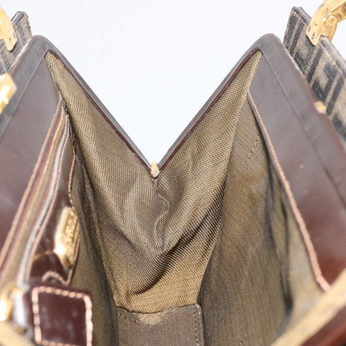 Fendi Zucca Canvas Shoulder Bag
