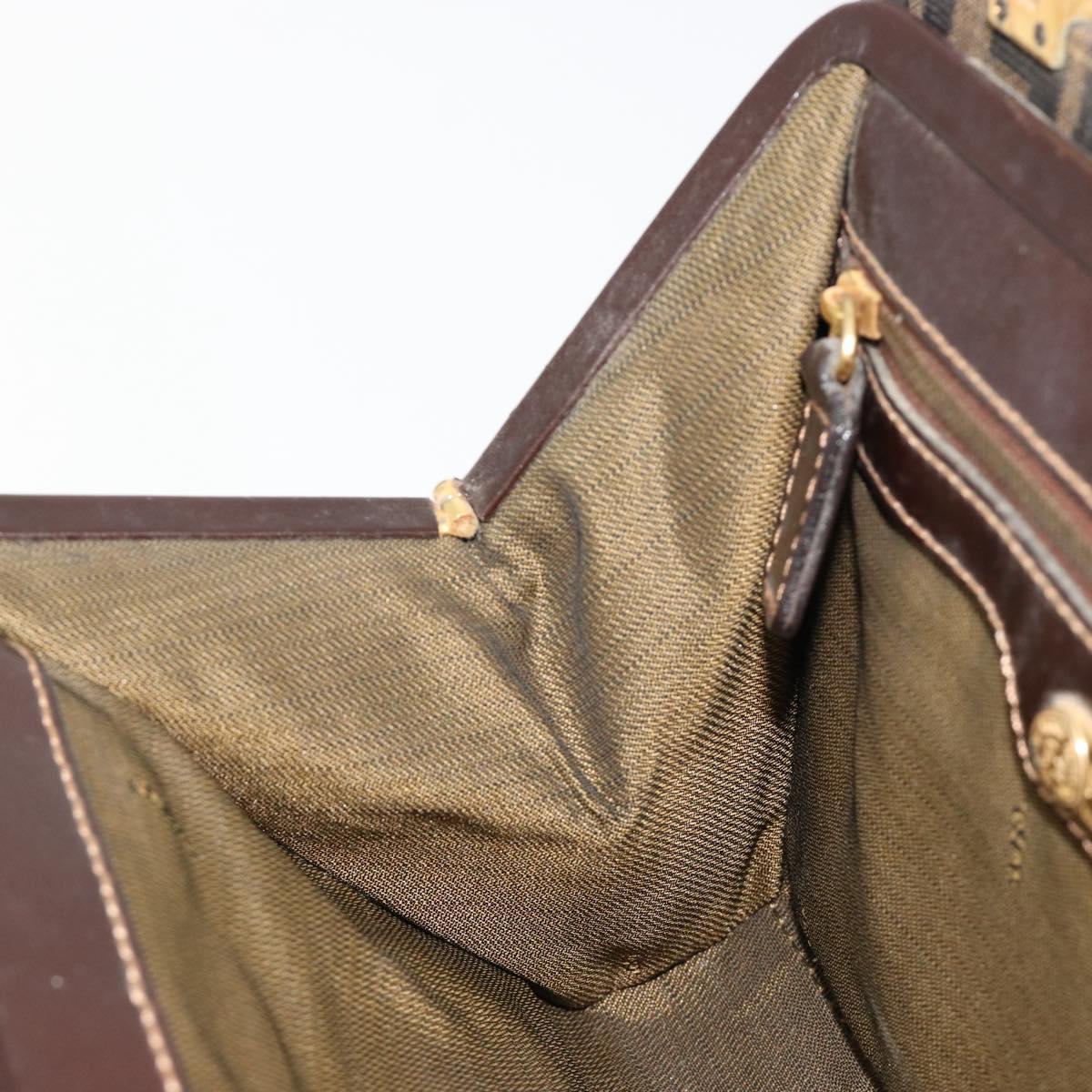 Fendi Zucca Canvas Shoulder Bag