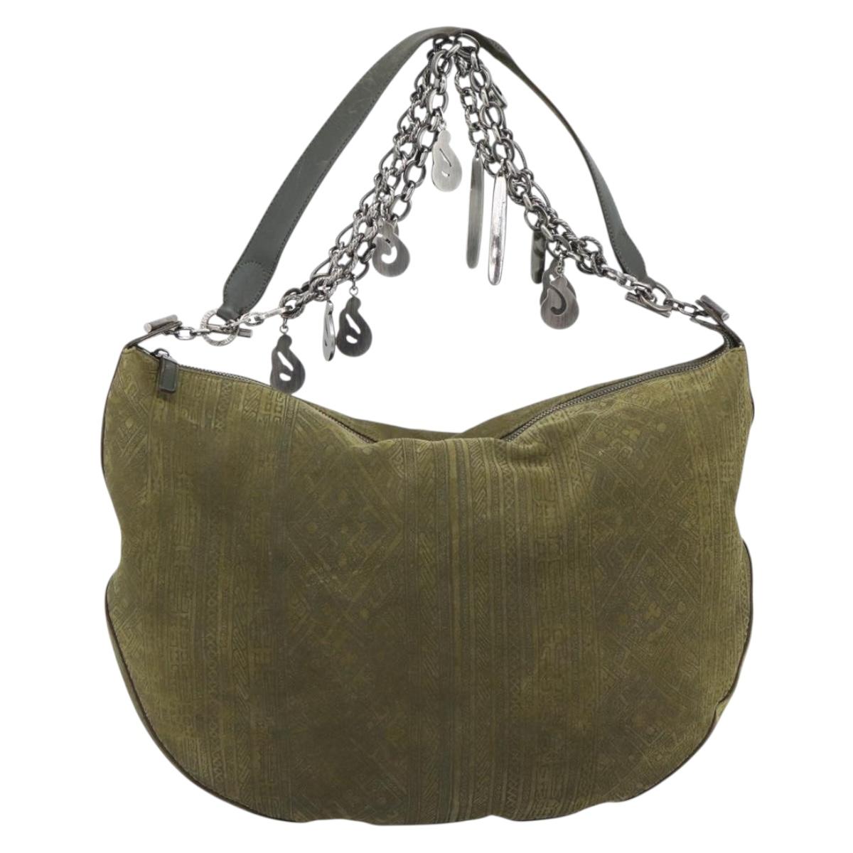 Salvatore Ferragamo Suede Slouchy Hobo Bag