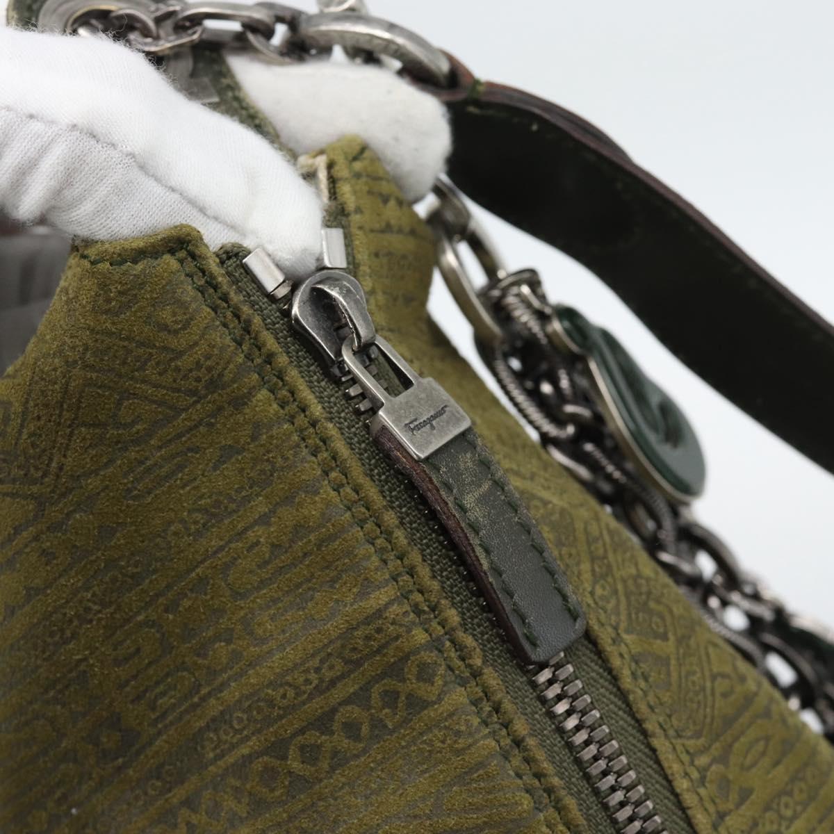 Salvatore Ferragamo Suede Slouchy Hobo Bag