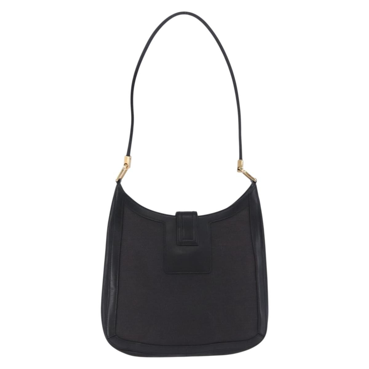 Gucci Canvas G Buckle Shoulder Bag
