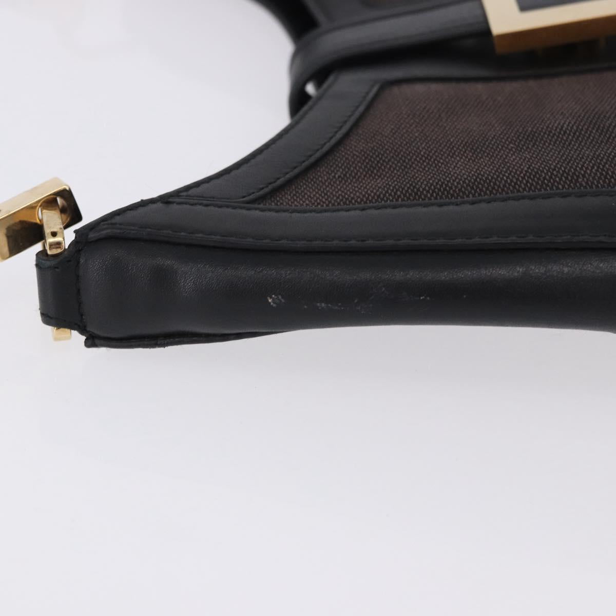 Gucci Canvas G Buckle Shoulder Bag