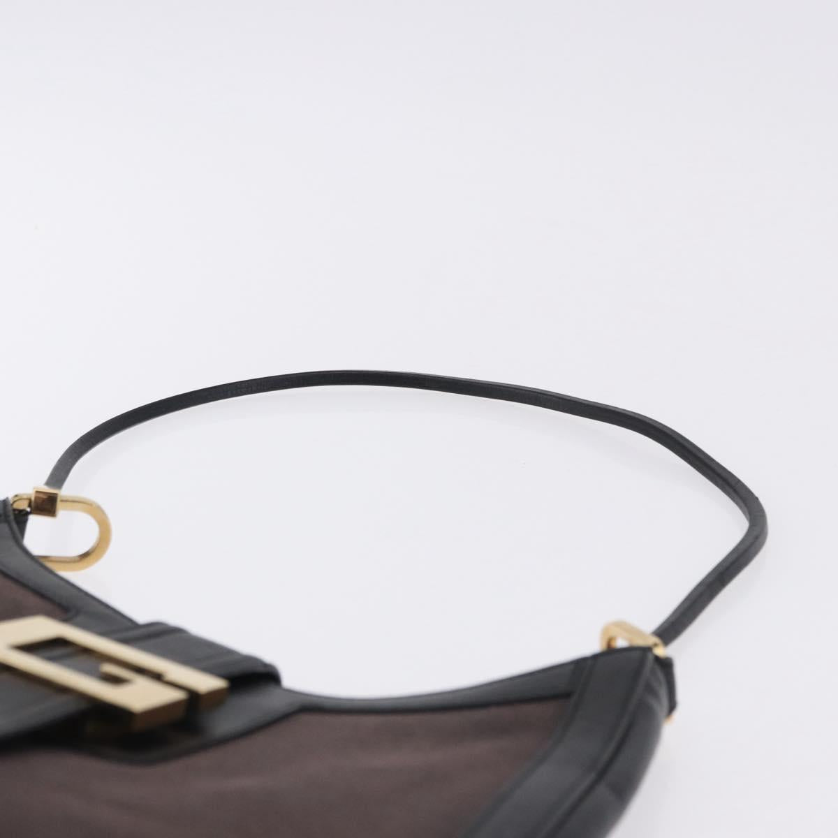 Gucci Canvas G Buckle Shoulder Bag