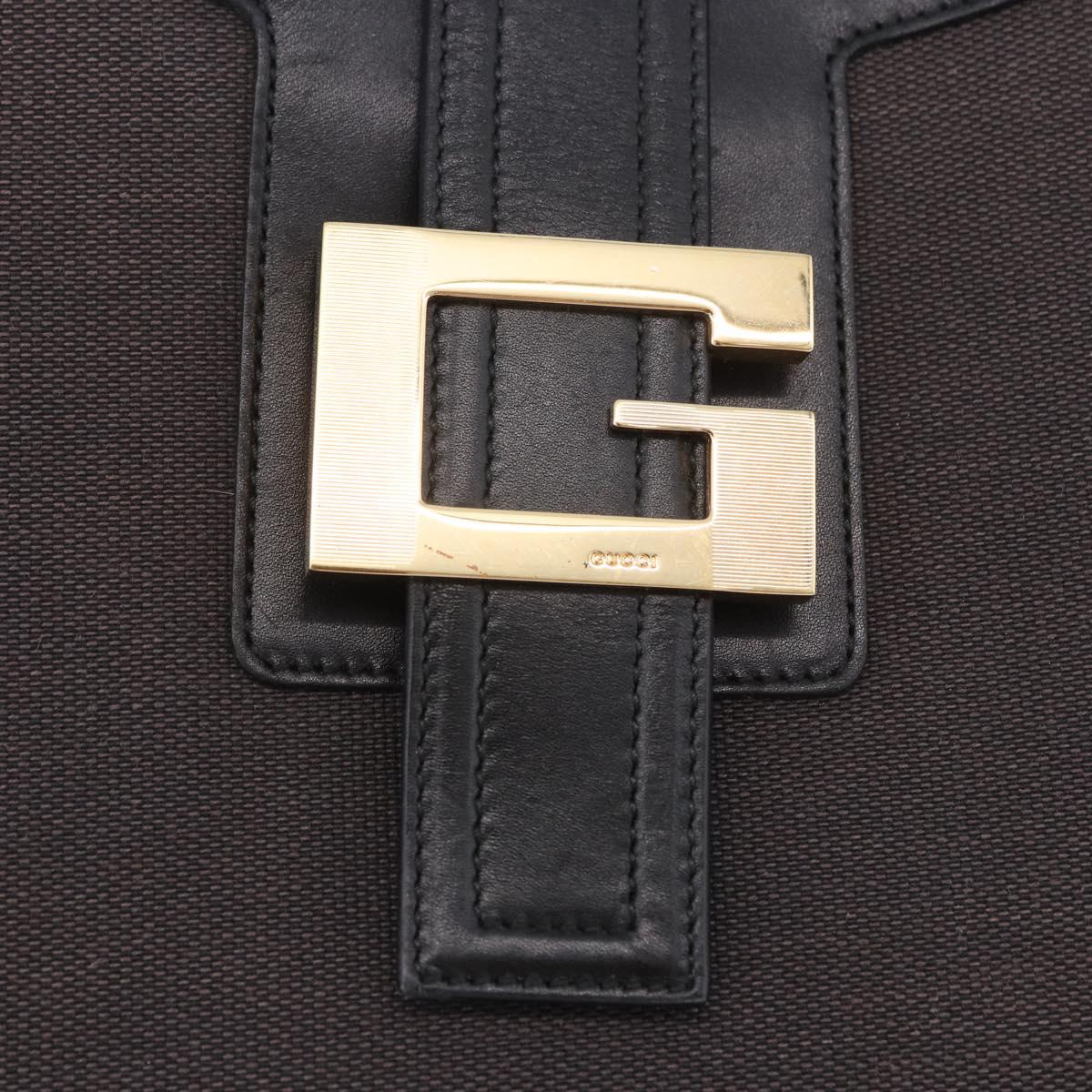 Gucci Canvas G Buckle Shoulder Bag