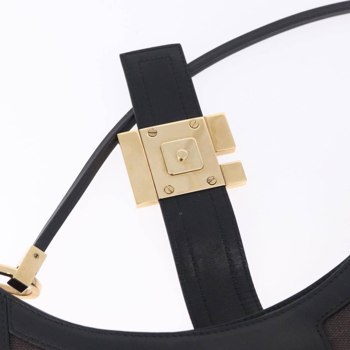 Gucci Canvas G Buckle Shoulder Bag