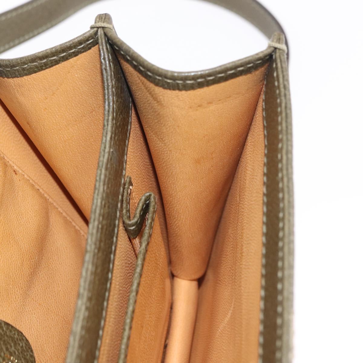 Gucci Olive Leather 2-Way Handbag
