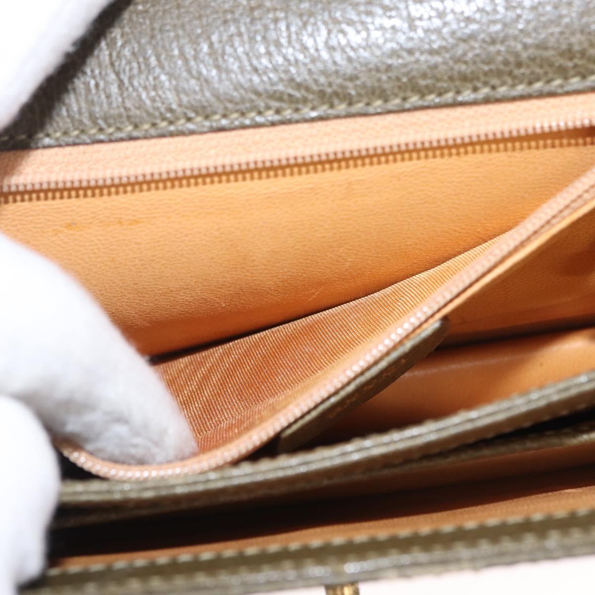 Gucci Olive Leather 2-Way Handbag