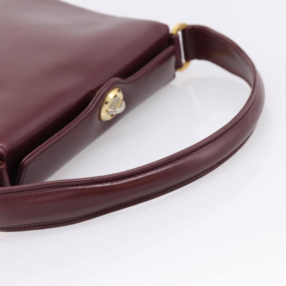 Gucci  Bordeaux Leather Handbag