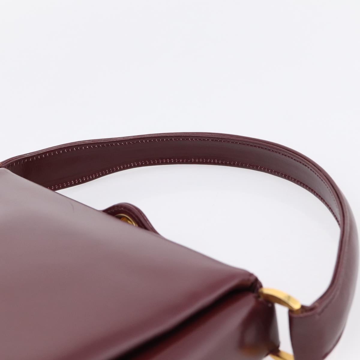 Gucci  Bordeaux Leather Handbag