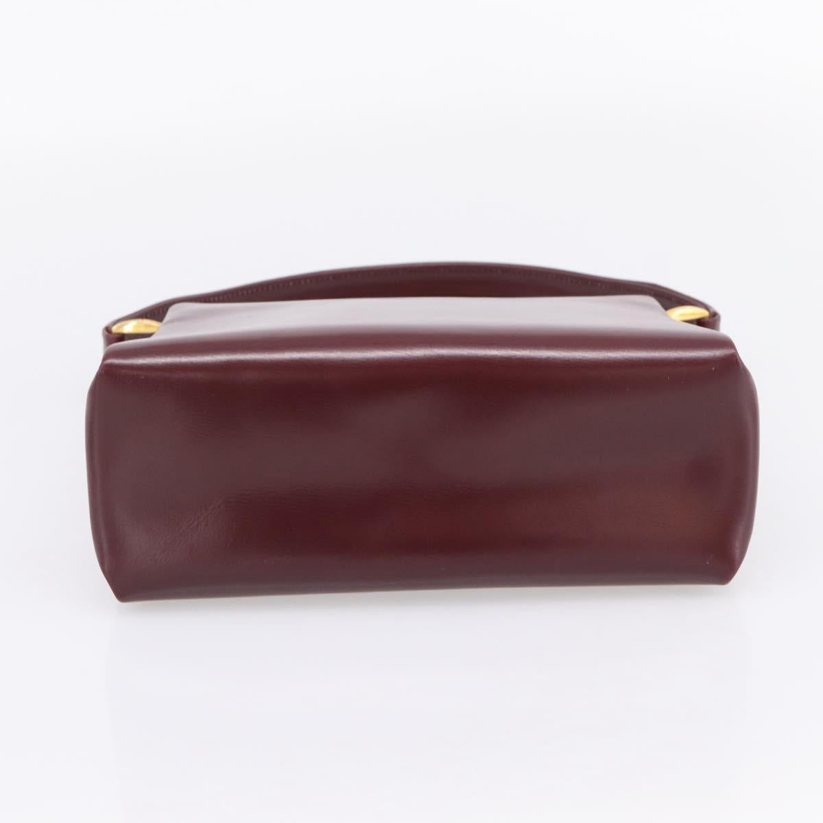 Gucci  Bordeaux Leather Handbag