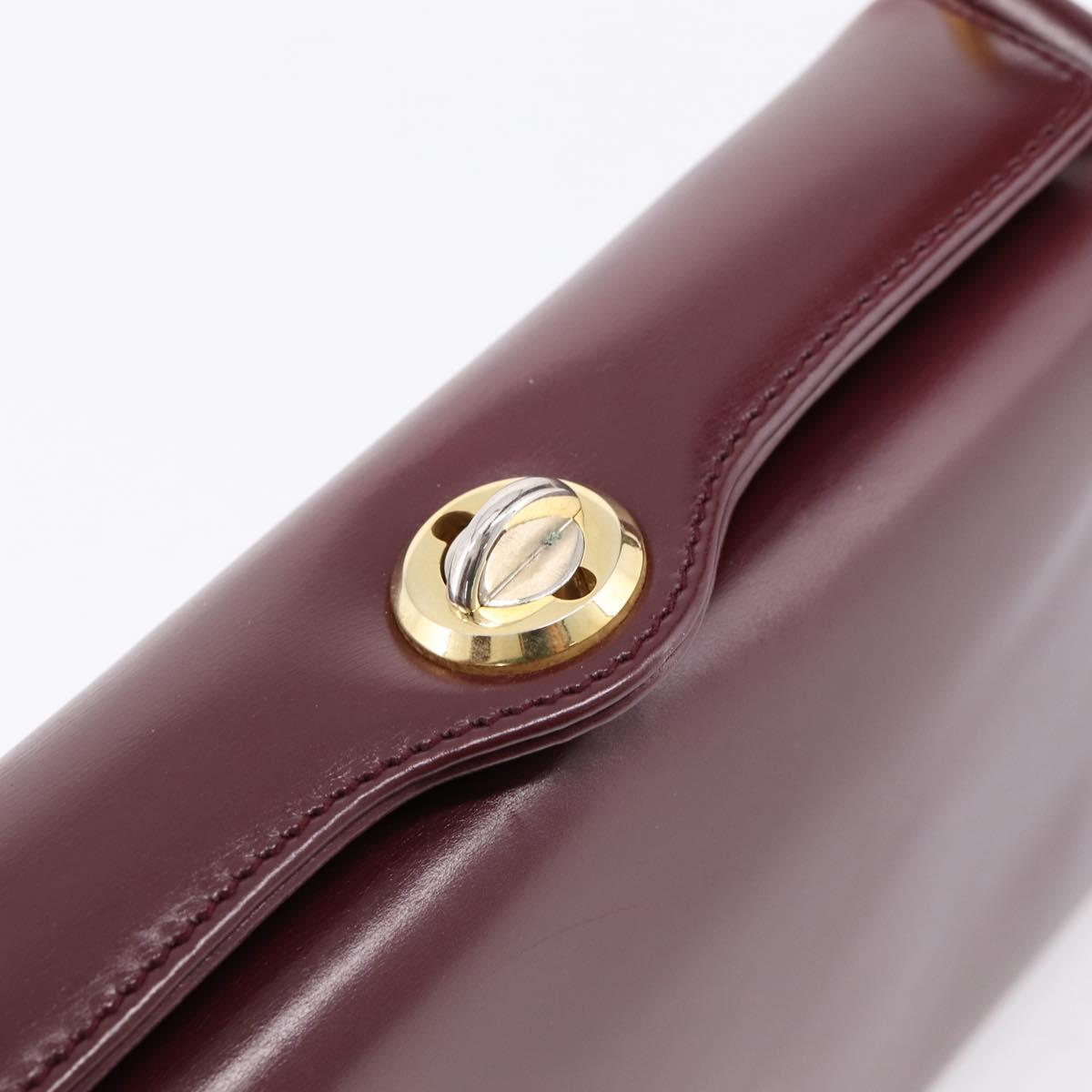 Gucci  Bordeaux Leather Handbag
