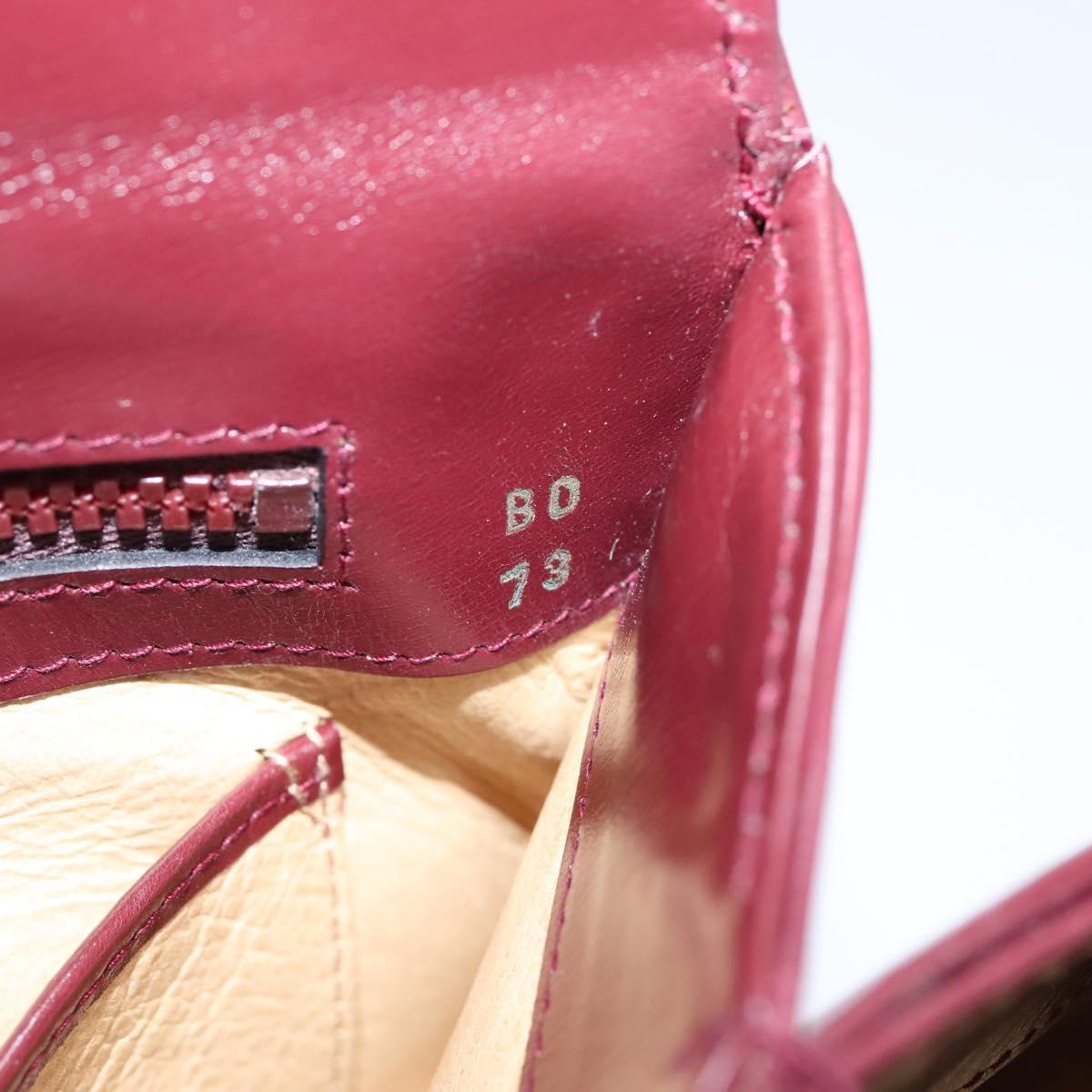 Gucci  Bordeaux Leather Handbag