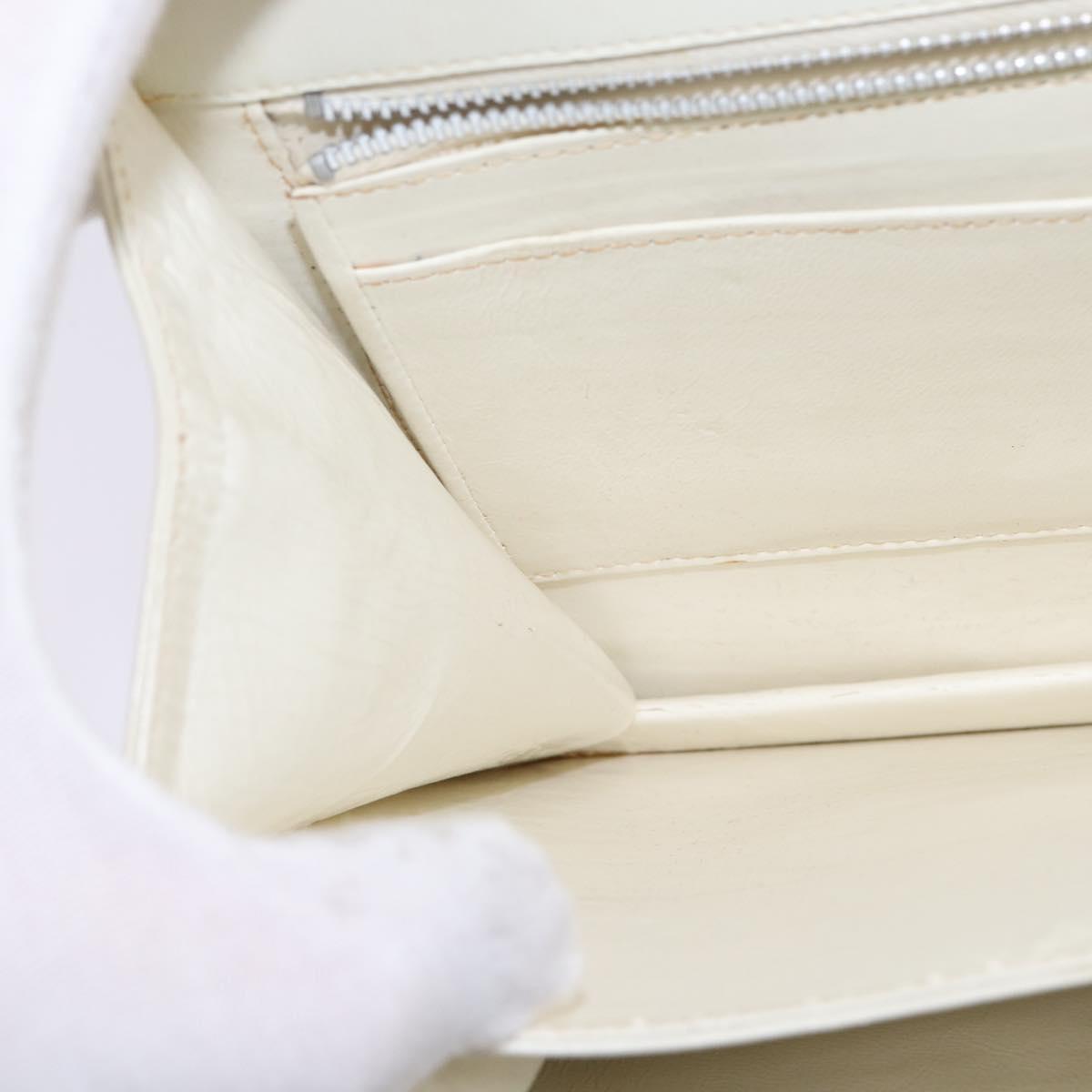 Gucci 70s Ivory Leather Lapis Shoulder Bag