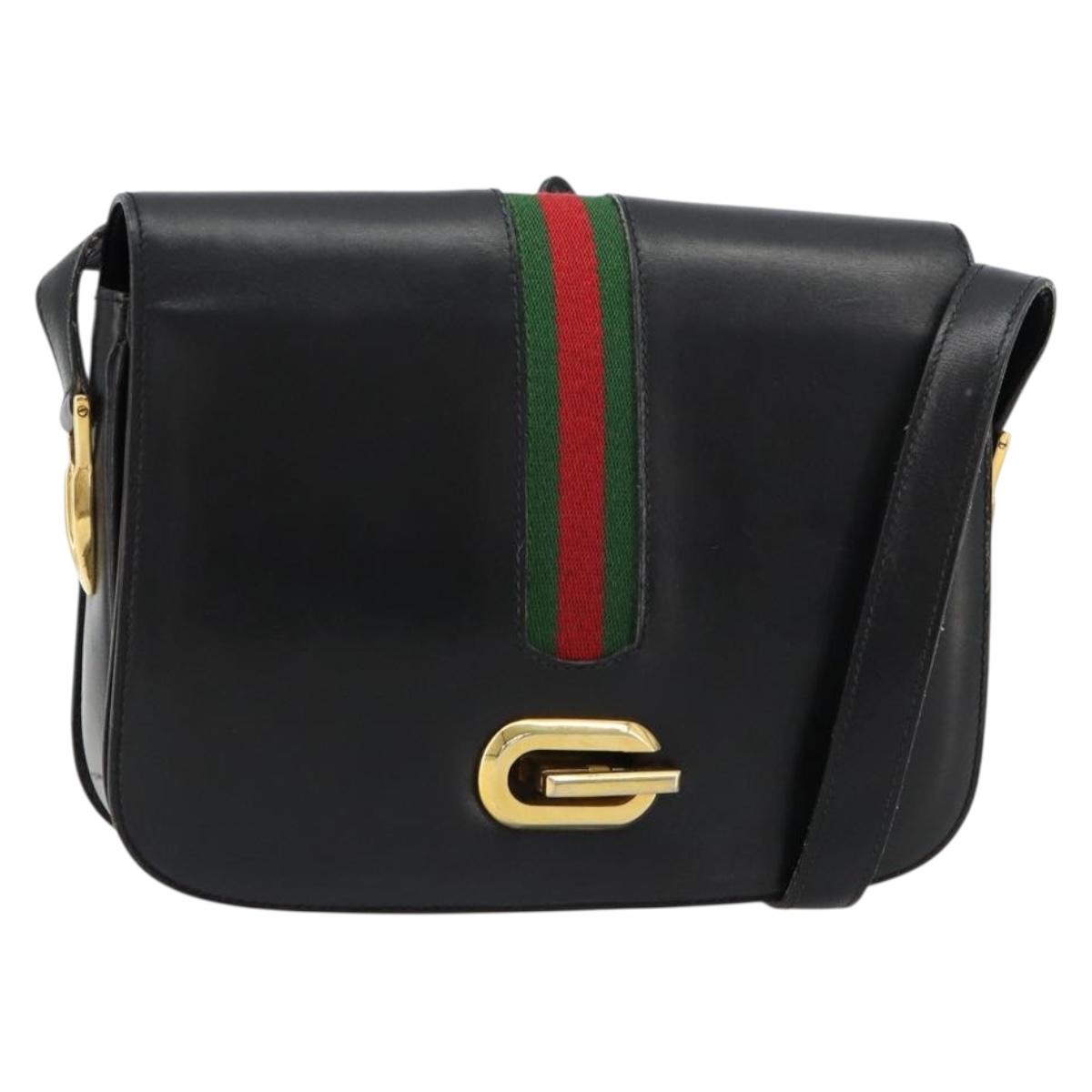 Gucci Sherry Line Leather Shoulder Bag