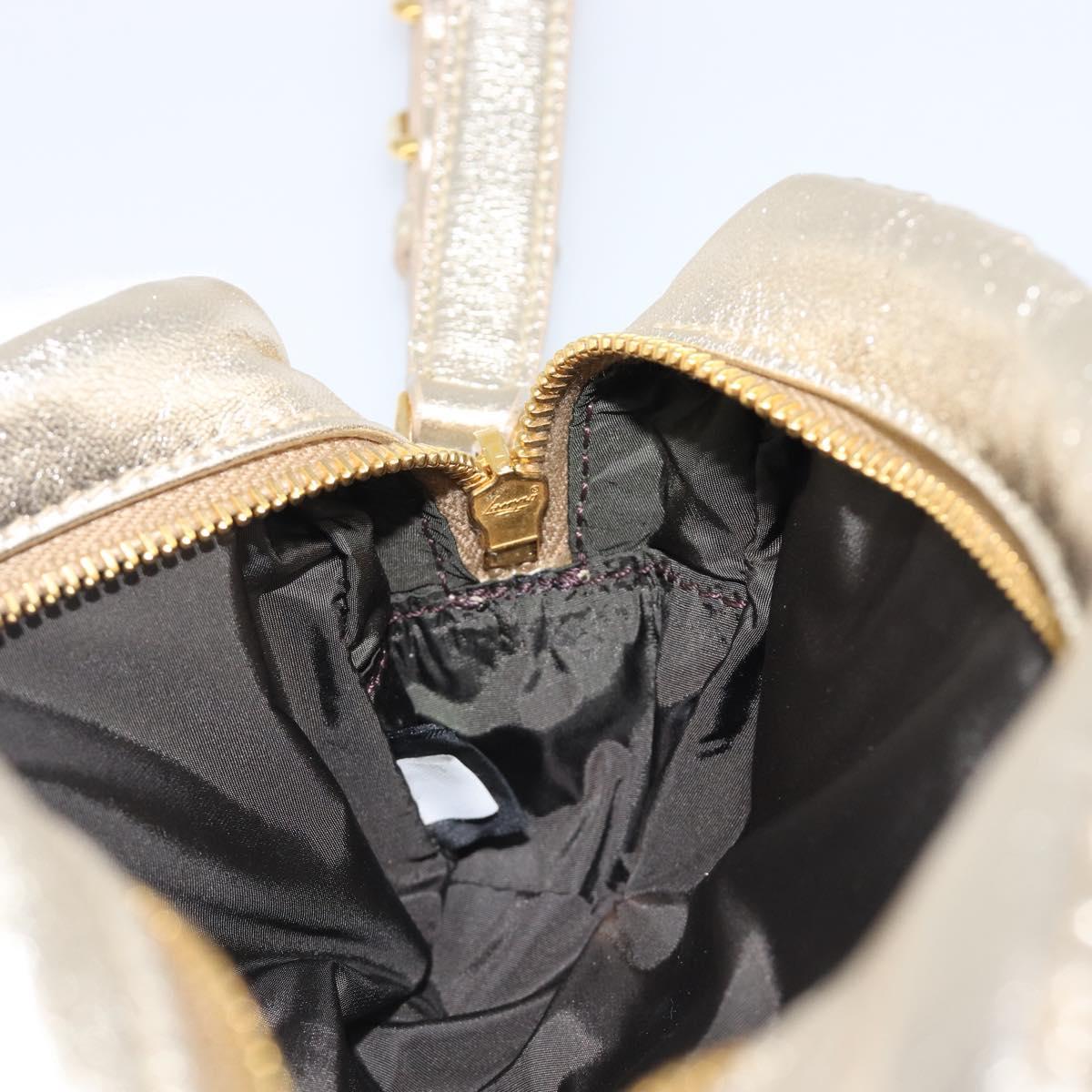 Miu Miu Gold Matelassé Pouch